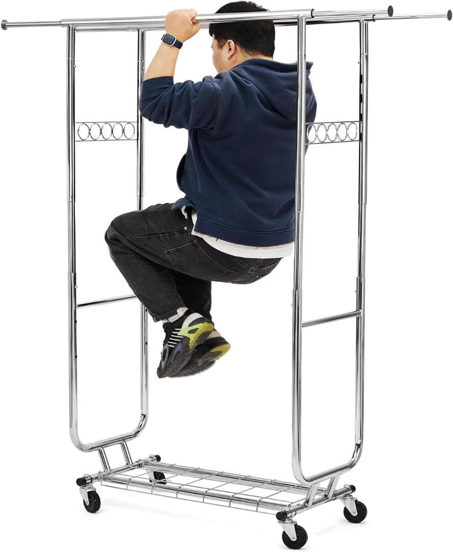 ダブル　ハンガーラック パイプハンガーラック 耐荷重150KG 業務用