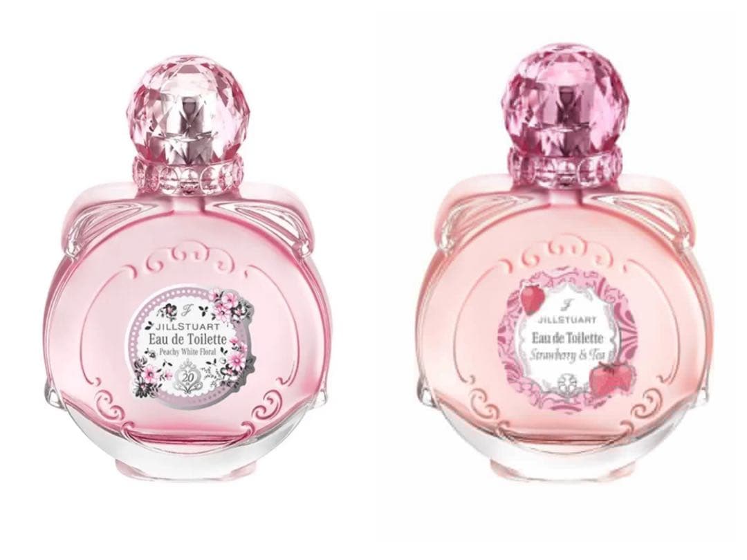 ジルスチュアート ストロベリー＆ティー、ピーチーホワイトフローラル 50mL