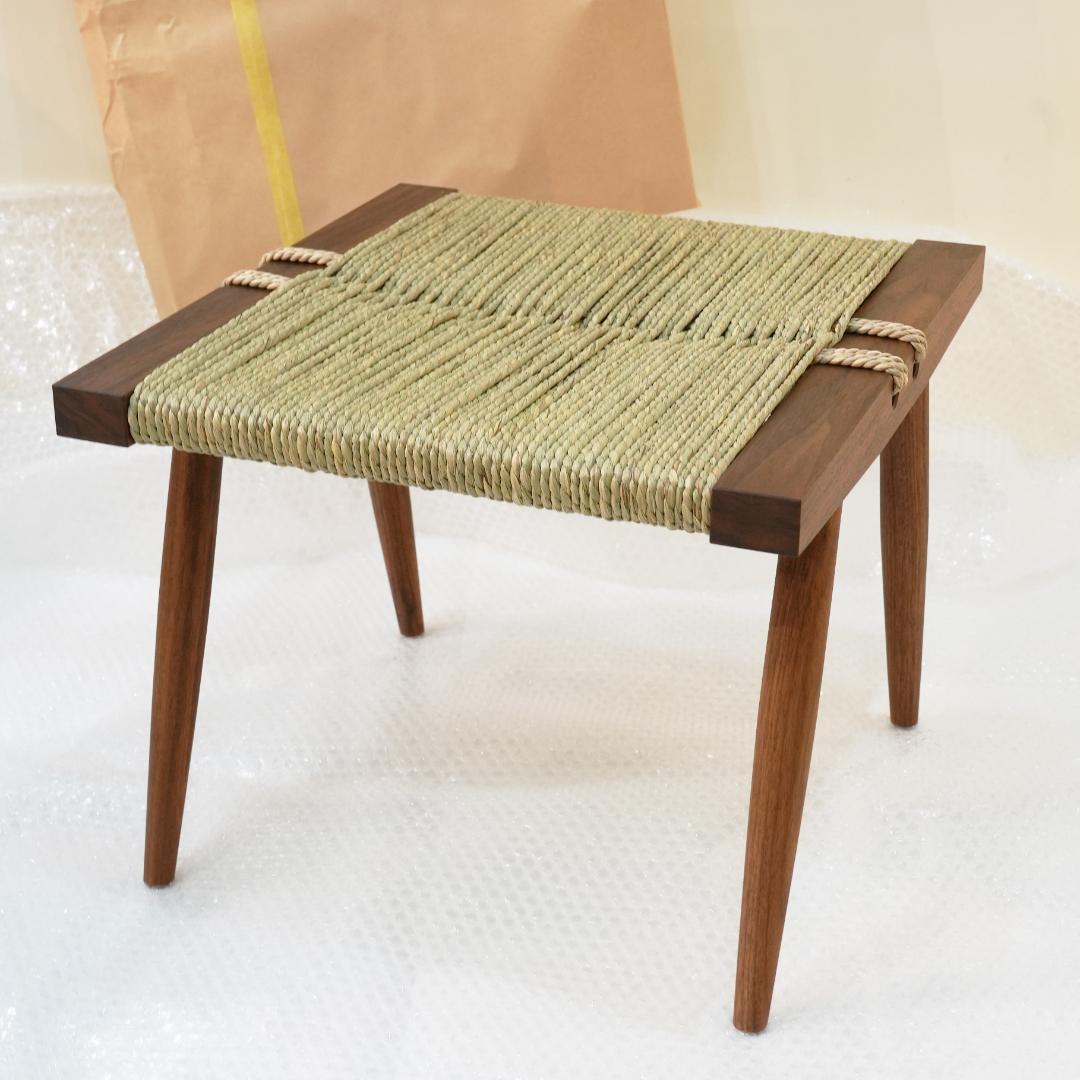 【新品未使用】ジョージ・ナカシマ グラスシートスツール 33cm