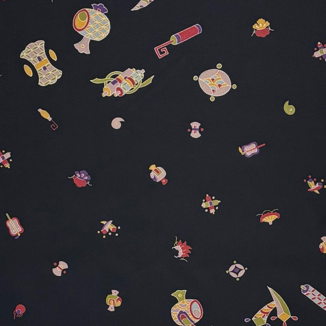 （617）“宝づくし”長襦袢 （正絹）