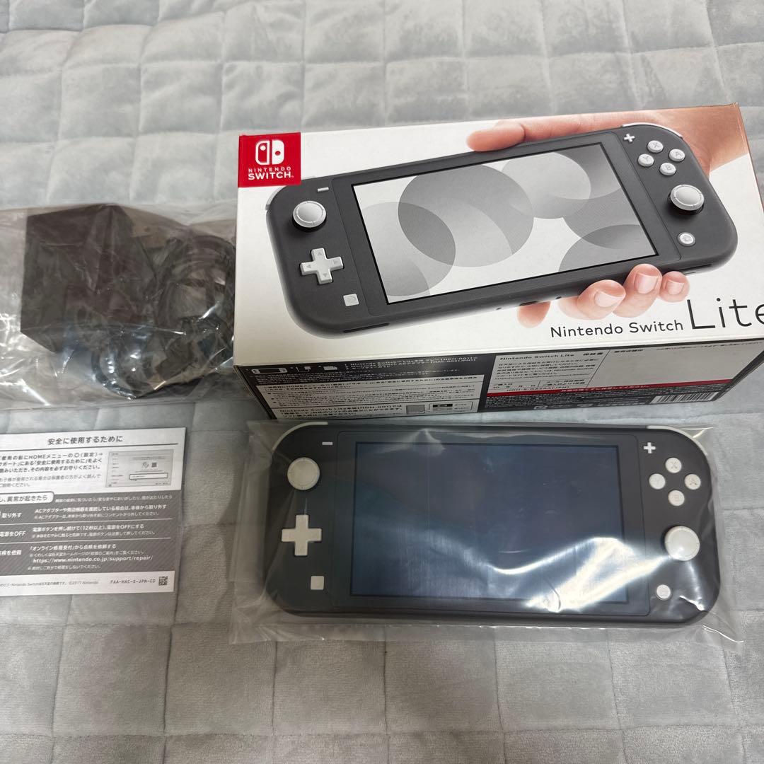 Switch Lite グレー 本体 充電器 スイッチライト