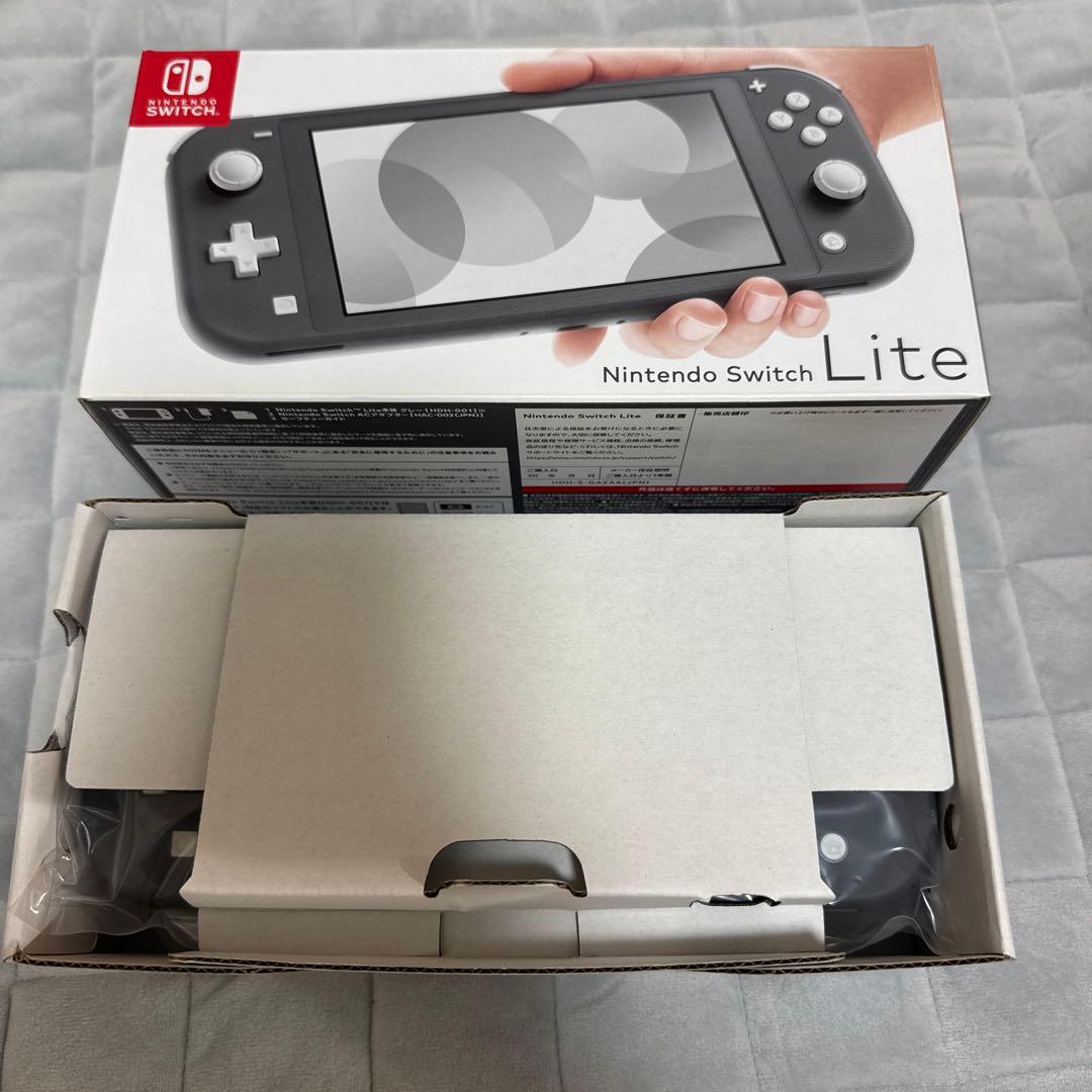 Switch Lite グレー 本体 充電器 スイッチライト