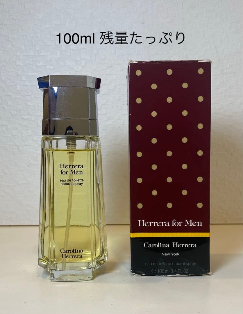 【100ml残量たっぷり】キャロライナレヘレラ ヘレラ フォーメン EDT