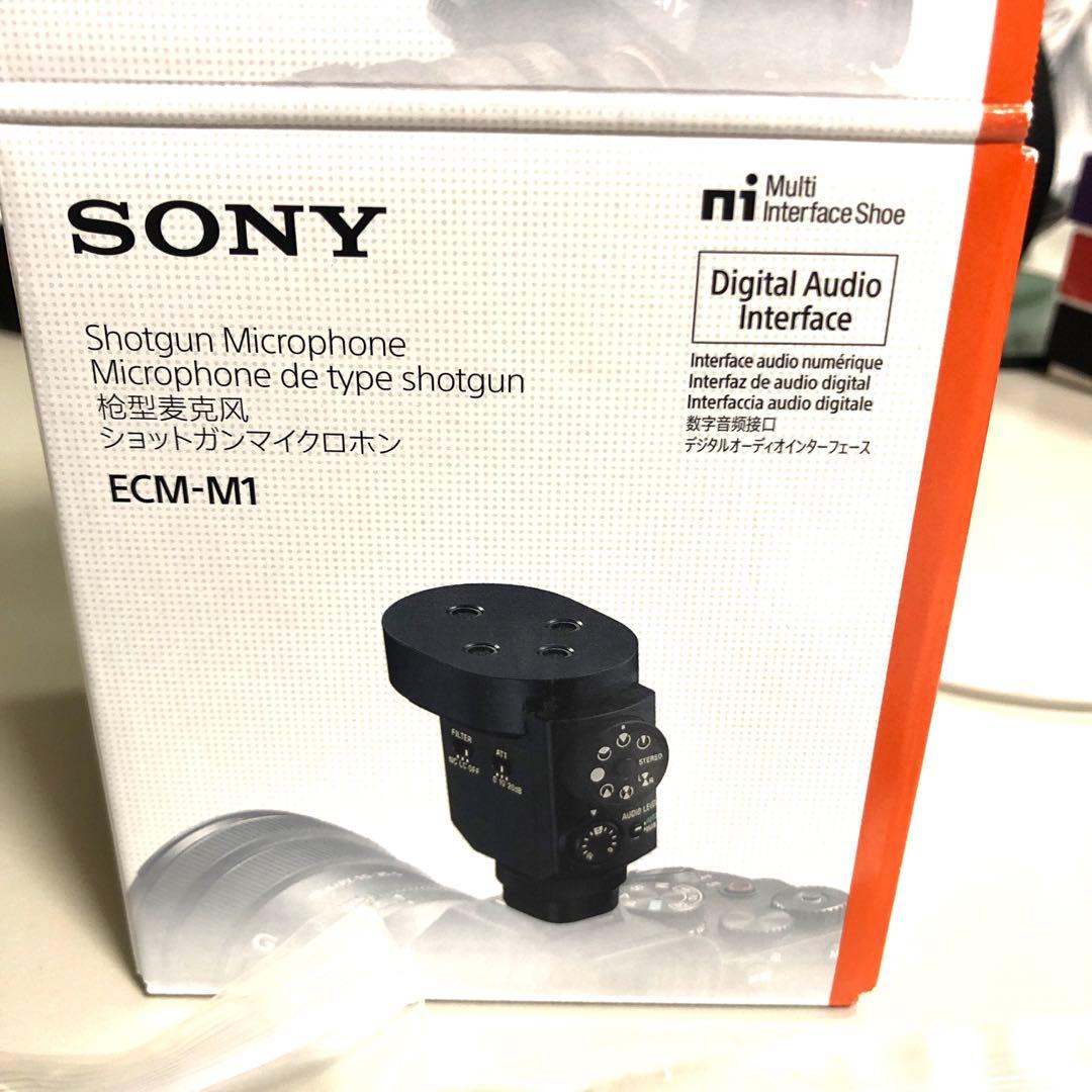 SONY マイク ショットガンマイクロホン ウインドスクリーン付属 ECM-M1