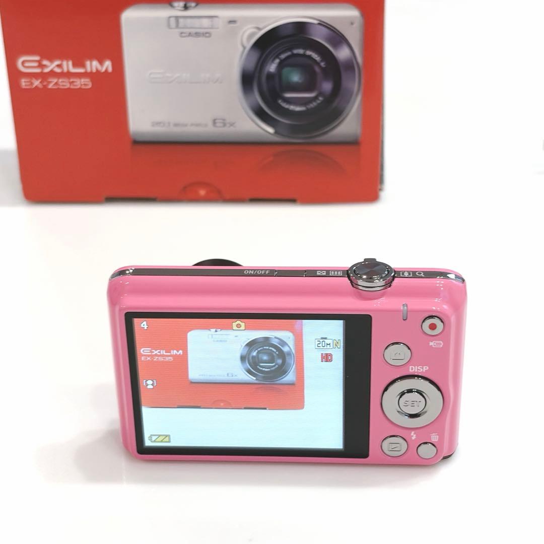 【ほぼ未使用】CASIO EX-ZS35 ピンク デジカメ