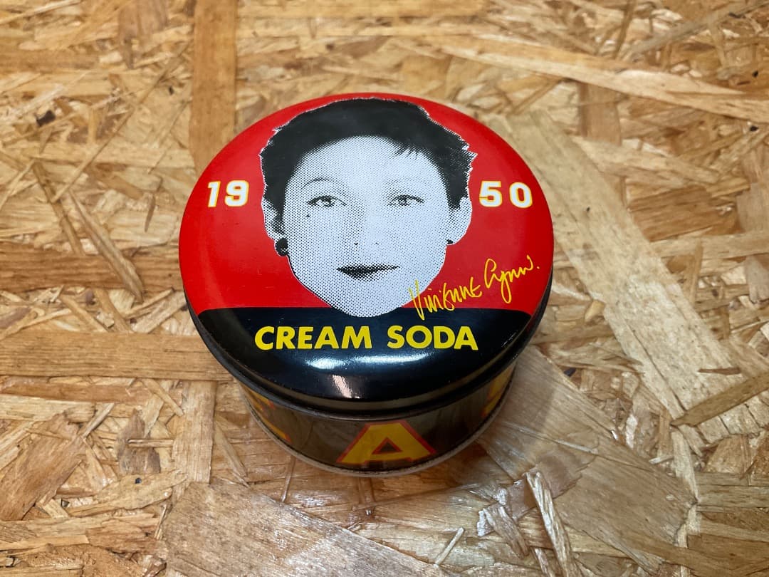 希少 CREAM SODA 80s 当時物 ビビアン グリース缶 空き缶