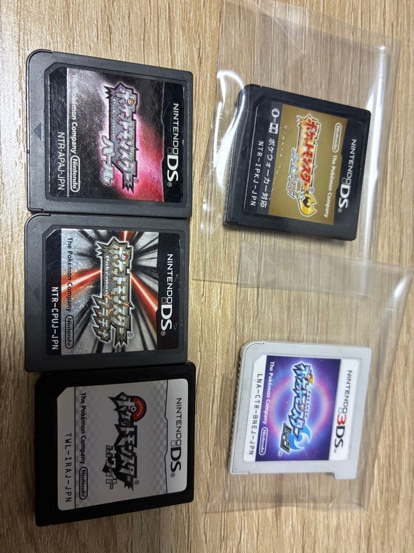 ポケットモンスター ゲームソフト 5本(プラチナハートゴールド等)