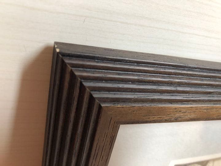 リトグラフ　版画　額縁　地蔵通商店街　Ma ナンバー入り