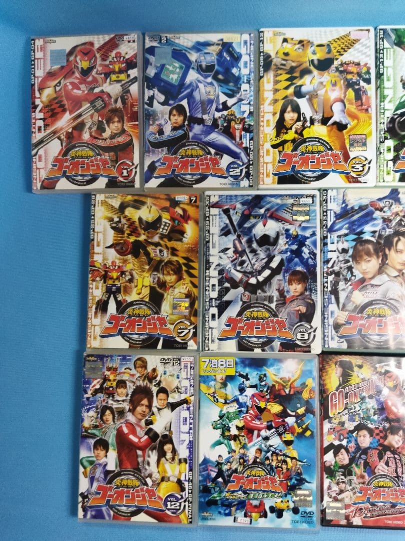 炎神戦隊　ゴーオンジャー DVD 全12巻+関連4本　合計16本セット