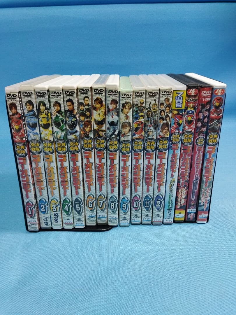 炎神戦隊　ゴーオンジャー DVD 全12巻+関連4本　合計16本セット