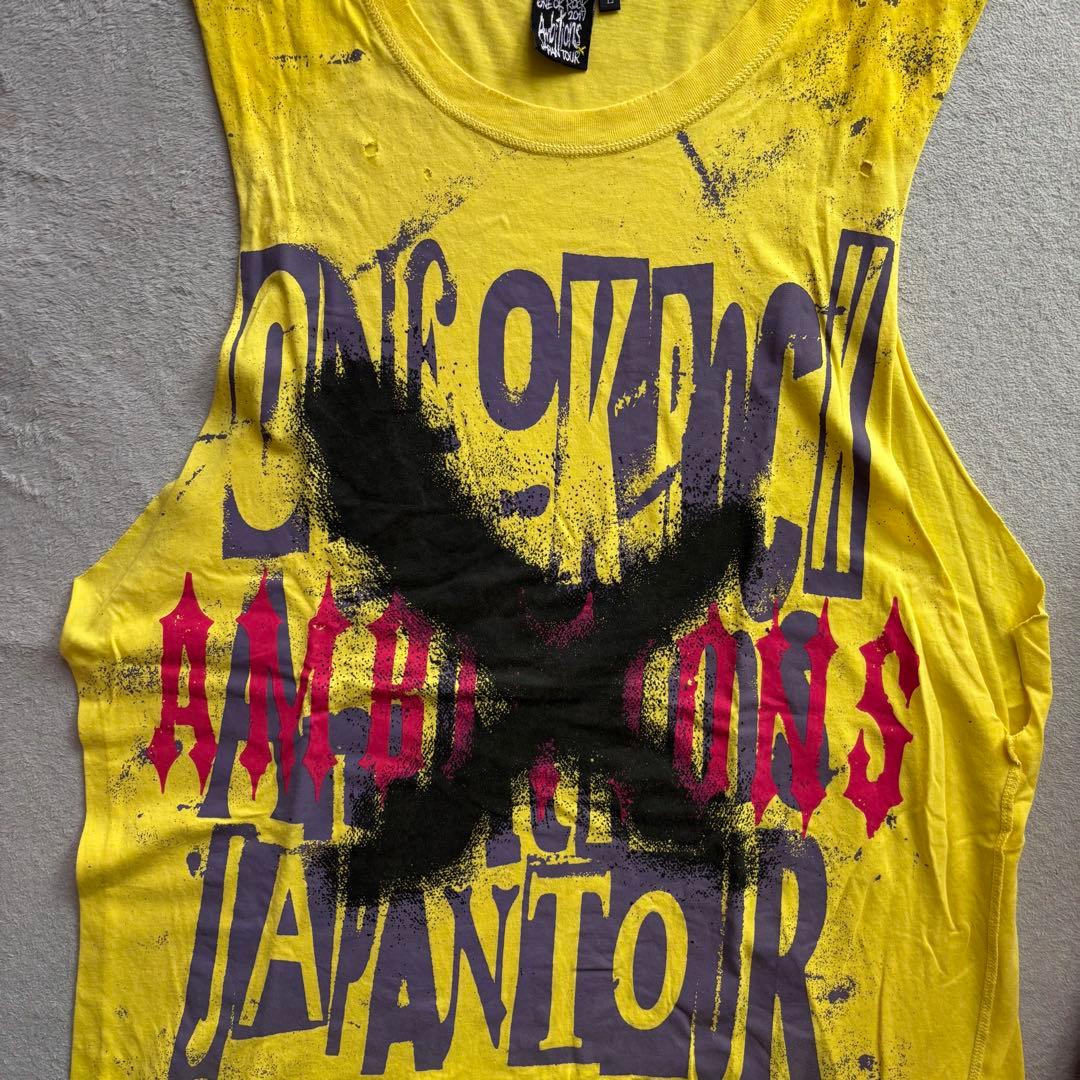 ワンオク Ambition 2017 ノースリーブ タンクトップ イエロー