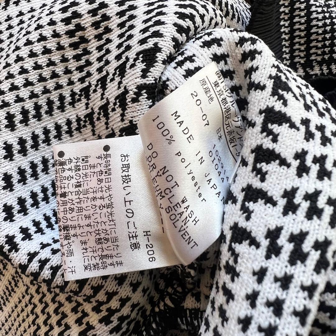 Pearly gates パーリーゲイツ　千鳥格子柄　ニット　ワンピース　ゴルフ