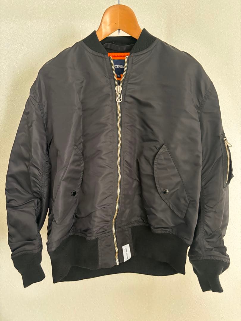 ジャケット・アウター DESCENDANT MA-1 NYLON JACKET SIZE1
