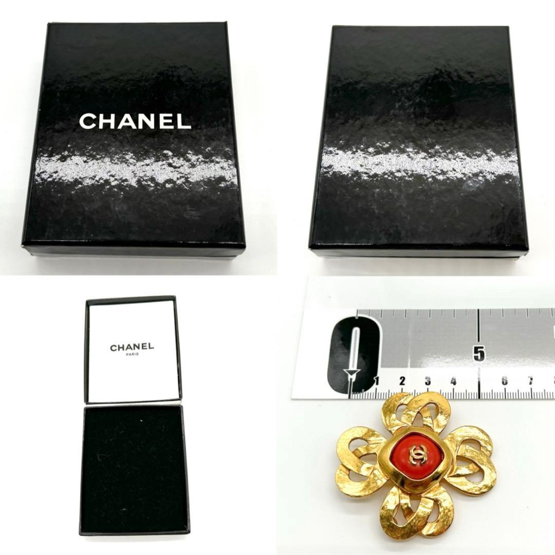 CHANEL シャネル　ブローチ　ココマーク ゴールド カラーストーン 97P