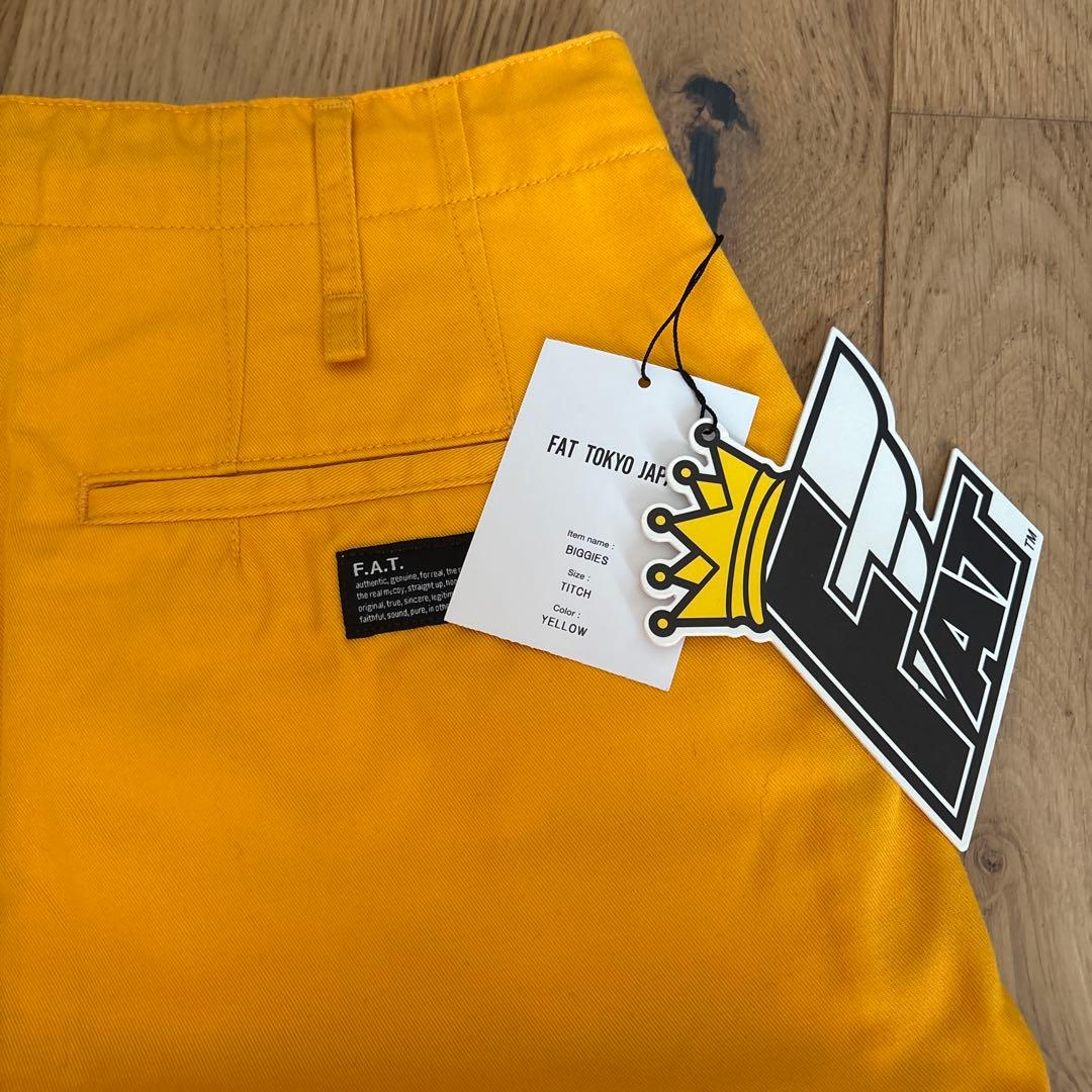 【新品未使用】FATエフエーティー✖️Dickies コラボイエロー