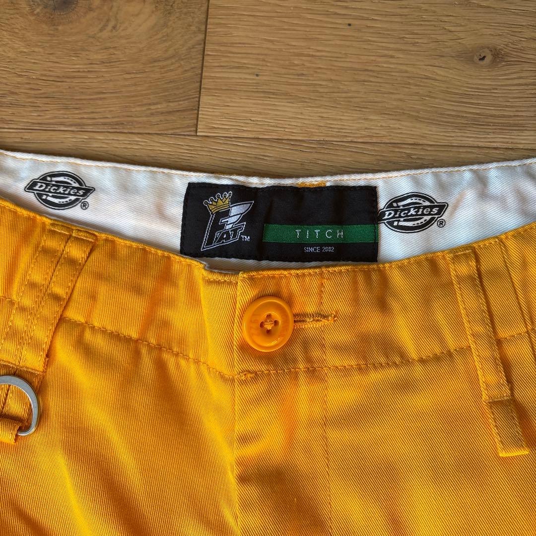 【新品未使用】FATエフエーティー✖️Dickies コラボイエロー