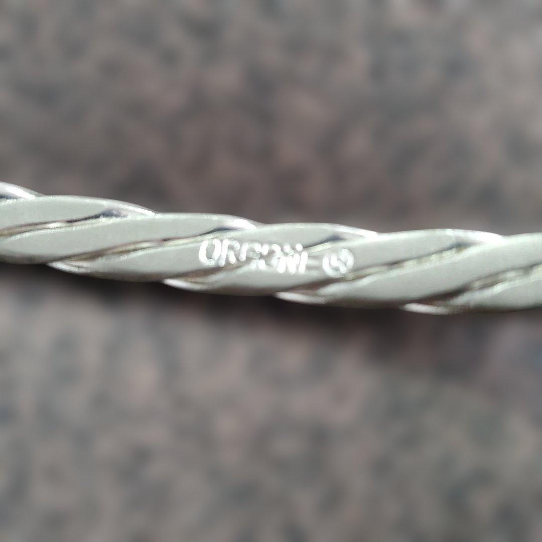 オルゴンリング　シルバー　腰