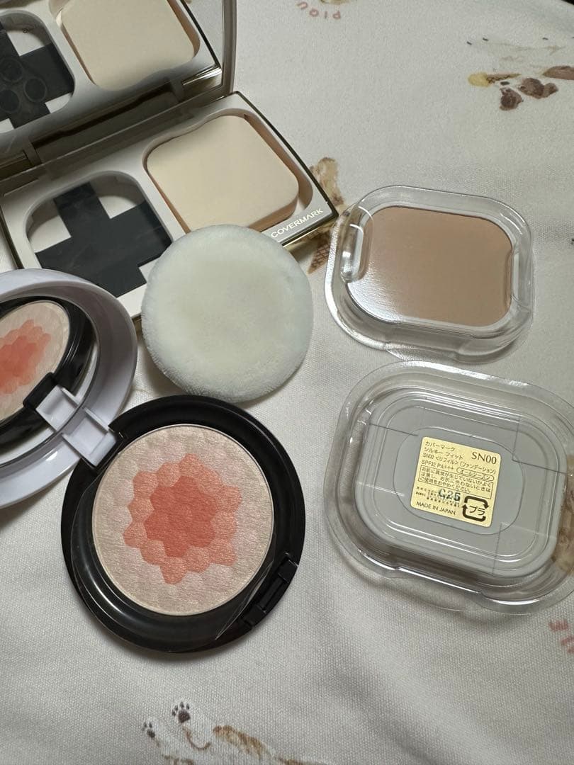 【新品】カバーマーク プライドチークN＆シルキーフィット＆リフィルSN00×2点