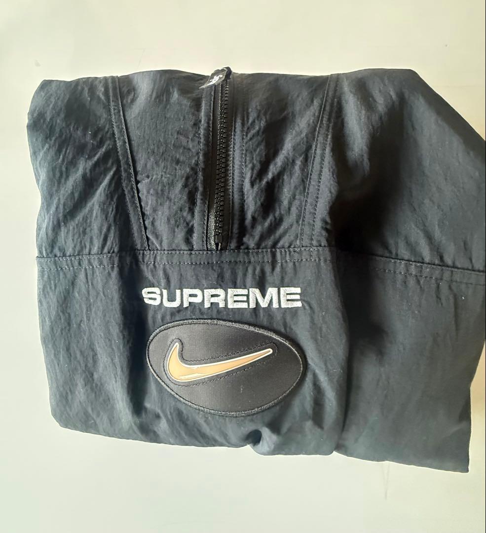即購入、値下げ交渉可能！ SUPREME NIKE ブラックナイロンジャケット