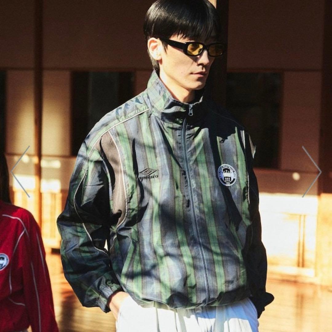 フリークスストア UMBRO 別注 パターンナイロンジャケット M