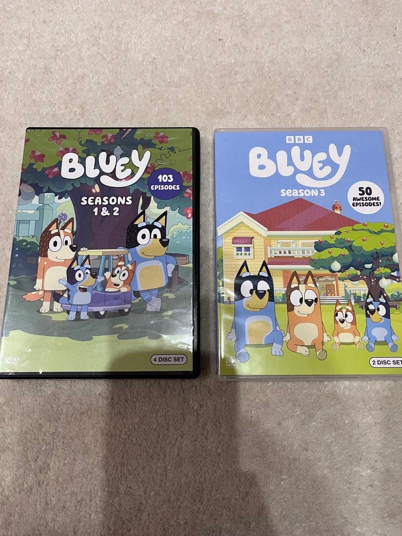 Bluey シーズン1 & 2 + シーズン3 DVDセット