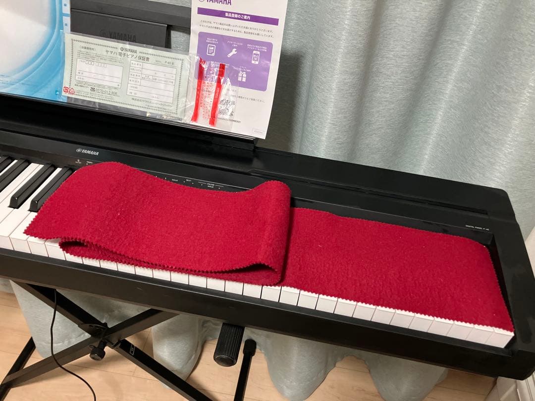 【美品・送料込/スタンド・キーカバー付】2023年製YAMAHA P-45B