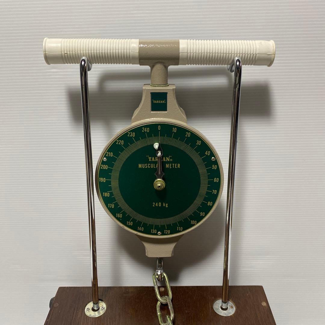 A 希少品 ツツミ 堤製作所 TARZAN ターザン 収納箱付き 背筋力計