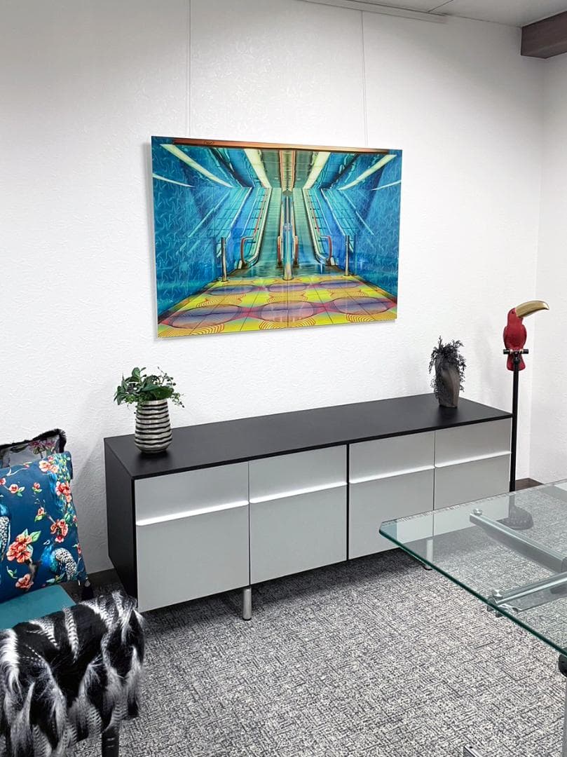 KARE　Picture Glass Escalator Show アート