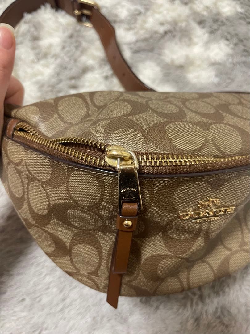 coach シグネチャー ウエストバッグ