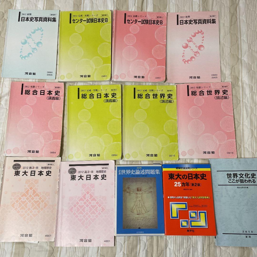 東大文系　赤本　＋　河合塾東大対策テキスト　＋関連参考書