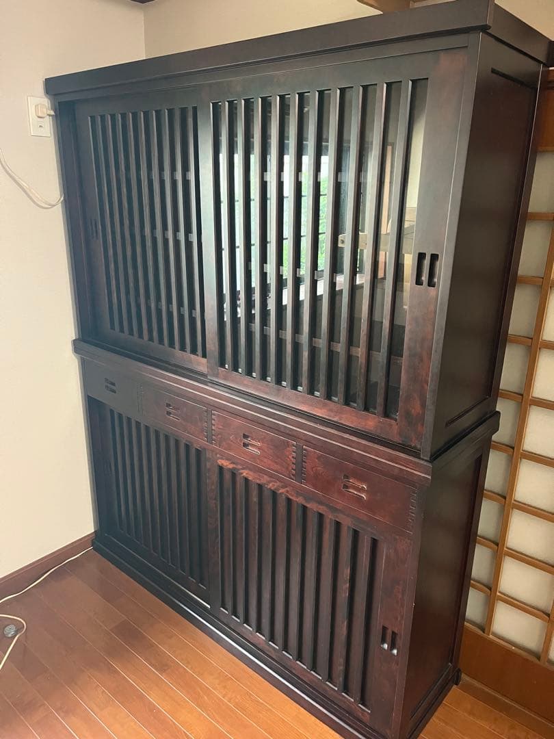 民芸家具　和光　NEW北樹　水屋150K上質な和の空間づくりにおすすめの水屋箪笥