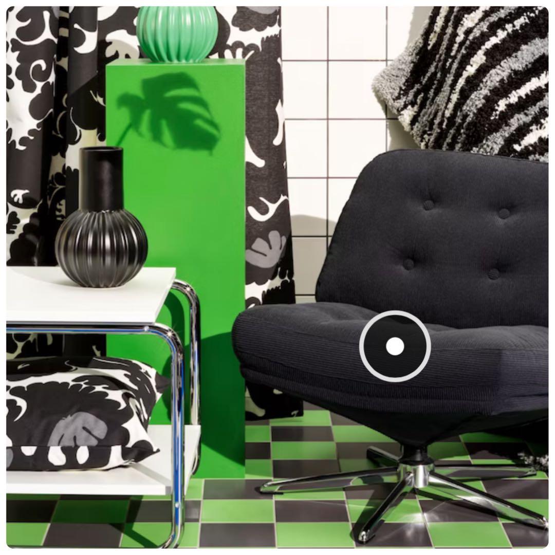 【『新品▲未開封』】 イケア ディヴリンゲ ソファ 回転パーソナルチェア 椅子