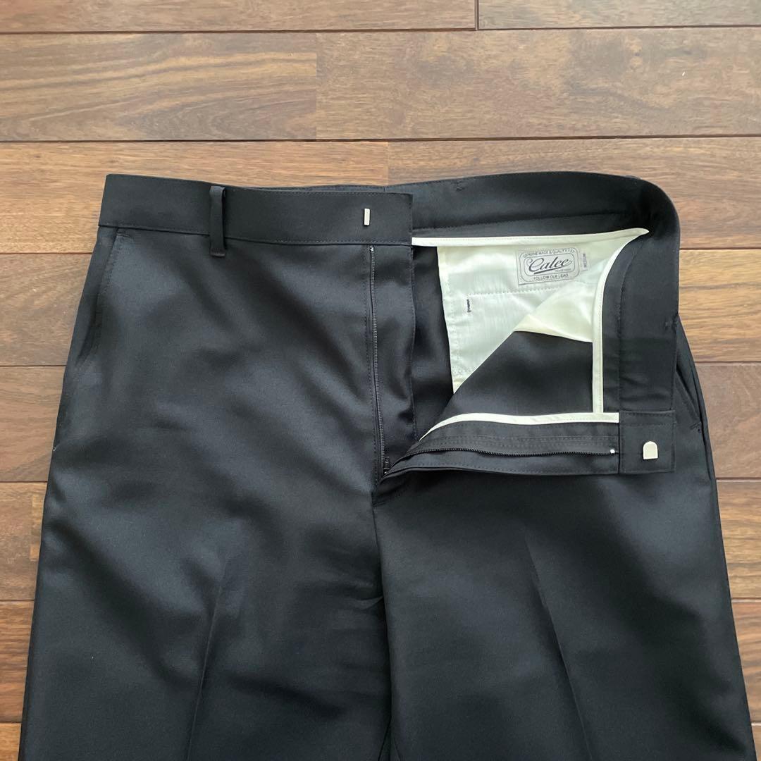 Calee ヴィンテージ リプロダクト アクション スラックス ブラック