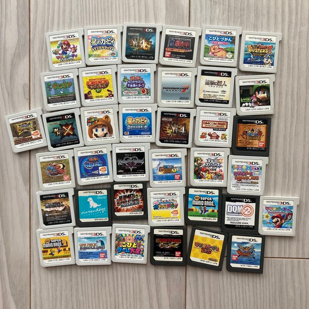 3DS・DS ソフト まとめ売り 38本セット