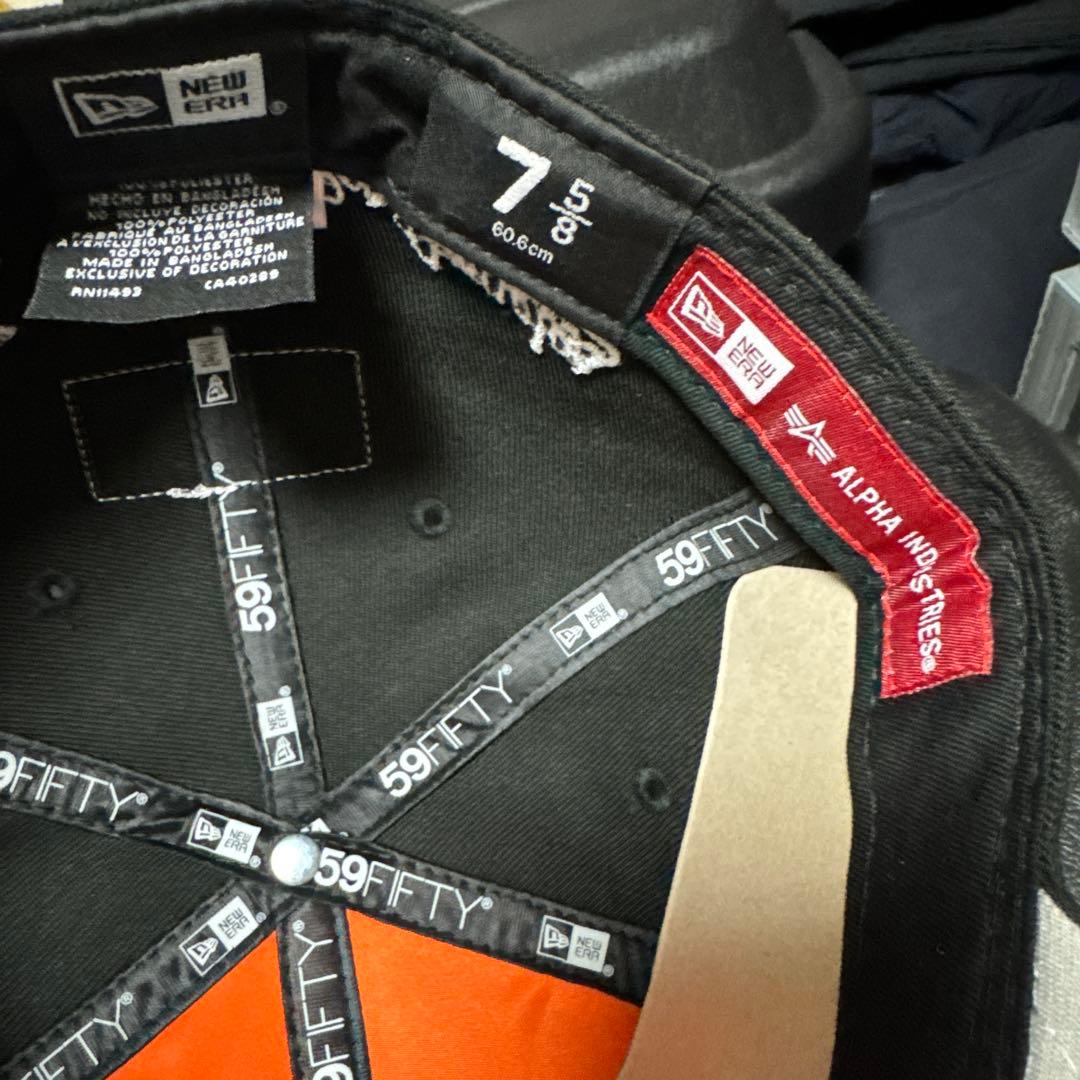 ニューエラ　alpha コラボキャップ　ドジャースキャップ　7 5/8