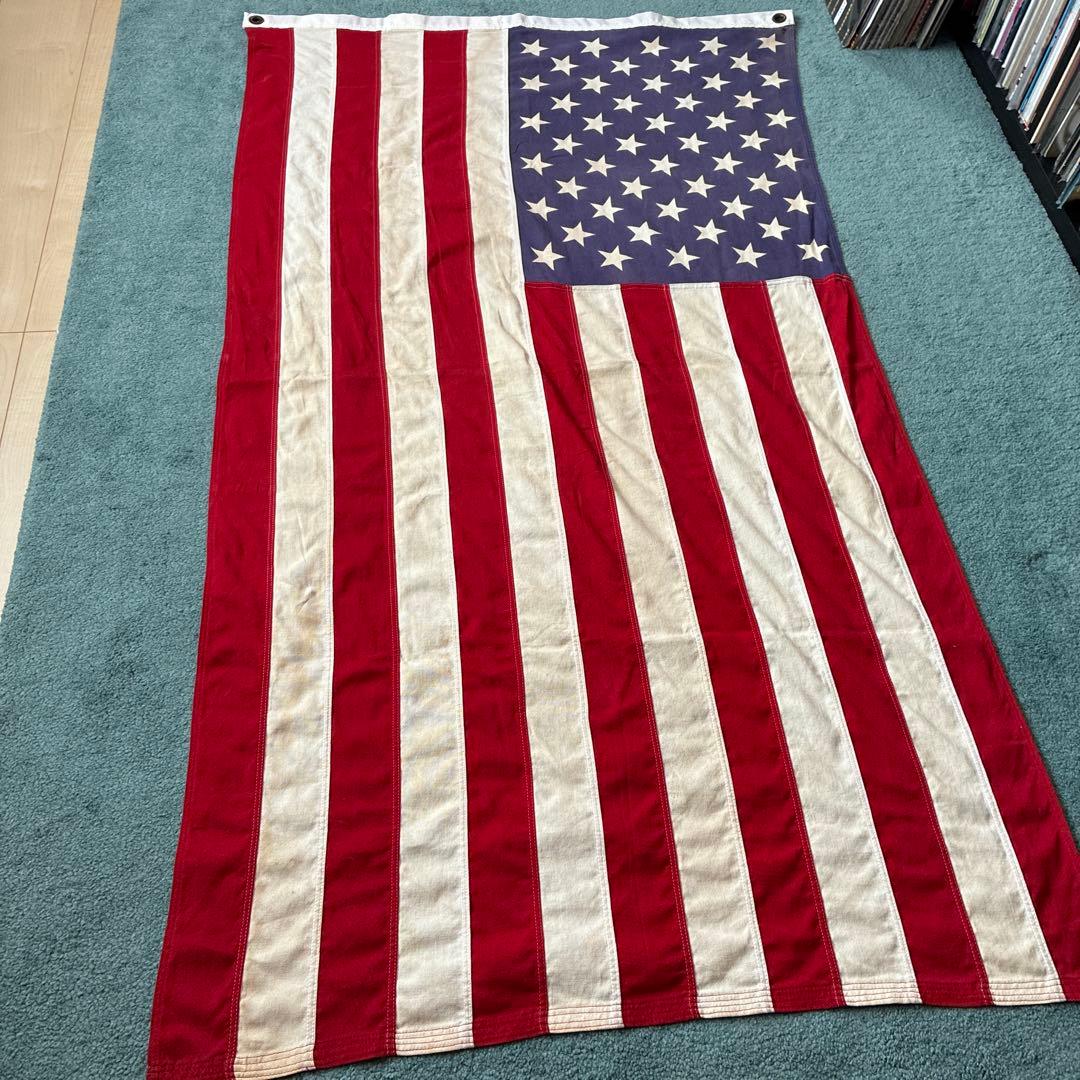 50スター　アメリカ国旗　星条旗　ビンテージ