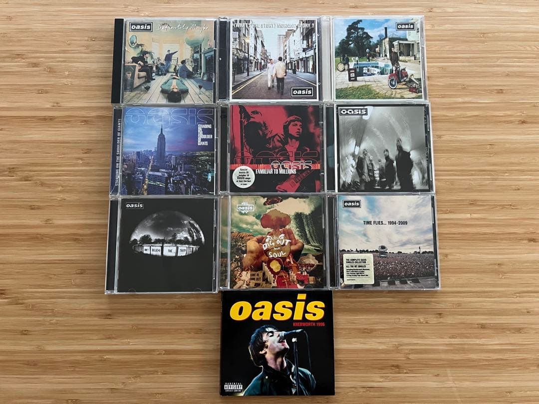 来日記念！Oasis CD 10枚セット 伝説のネブワース紙ジャケ込 オアシス