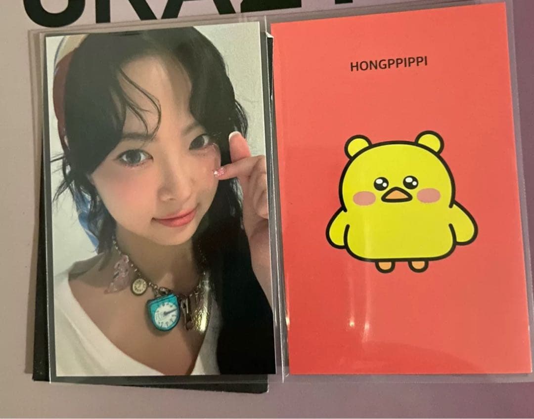 le sserafim  crazy サノク 事前収録 ウンチュ　2枚セット