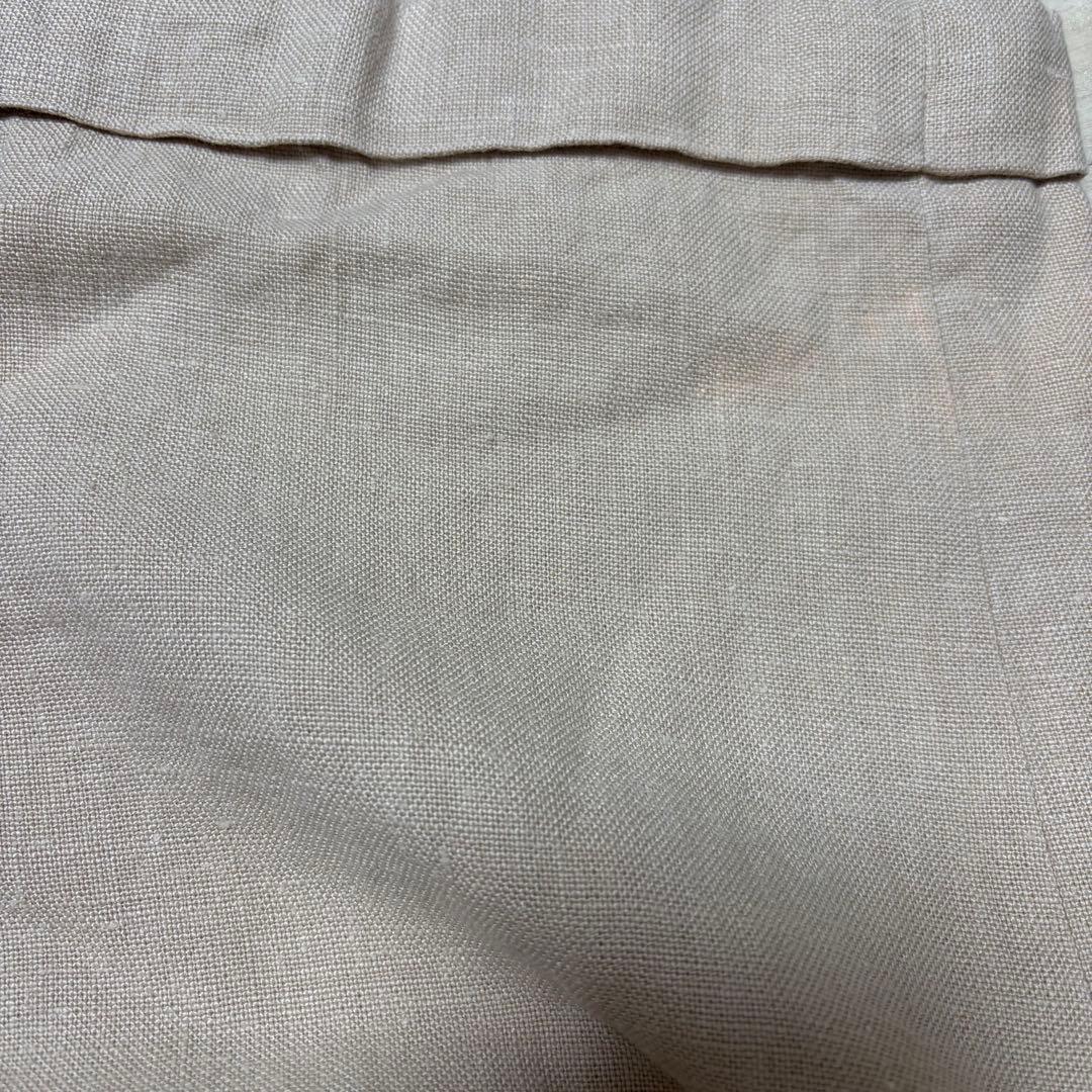 90's 2タック リネンワイドスラックス Ralph Lauren ベージュ