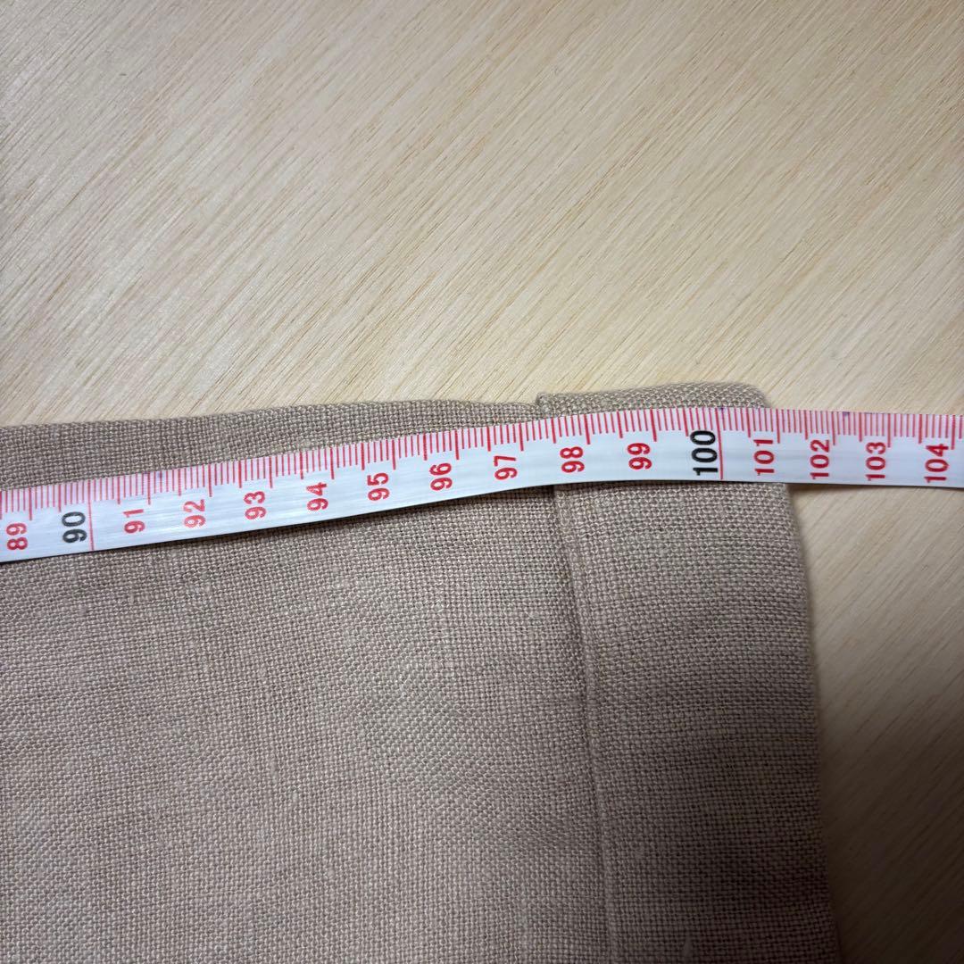 90's 2タック リネンワイドスラックス Ralph Lauren ベージュ