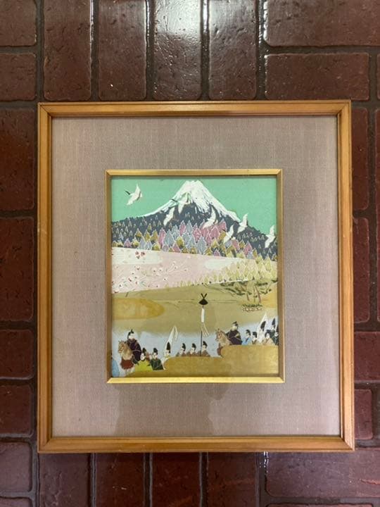 幻想絵画、空飛ぶ画家糸川裕志の富士山曼荼羅の一点