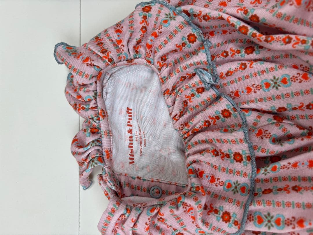 ロンパース・カバーオール misha & puff Pierrot Onesie 6-12m