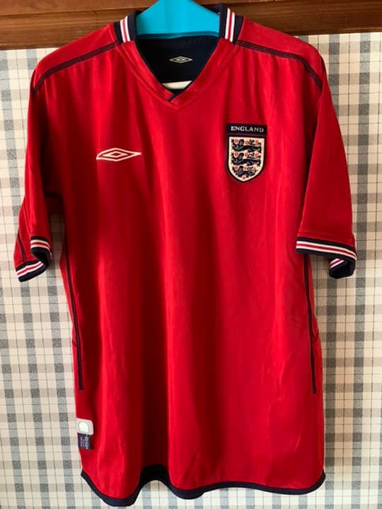 アンブロ '02イングランド代表Awayユニフォーム リバーシブル
