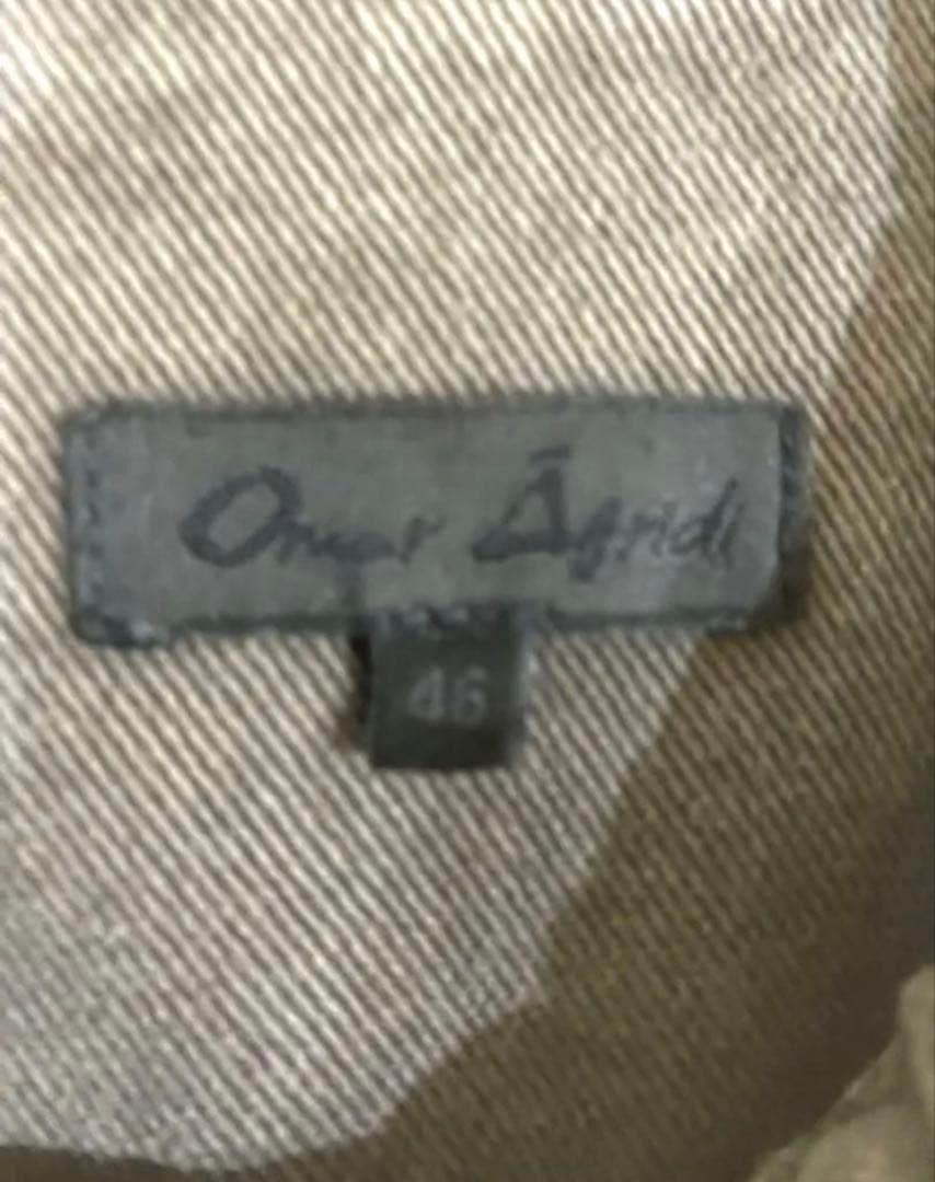 Omar Afridi グレー デニムジャケット 46