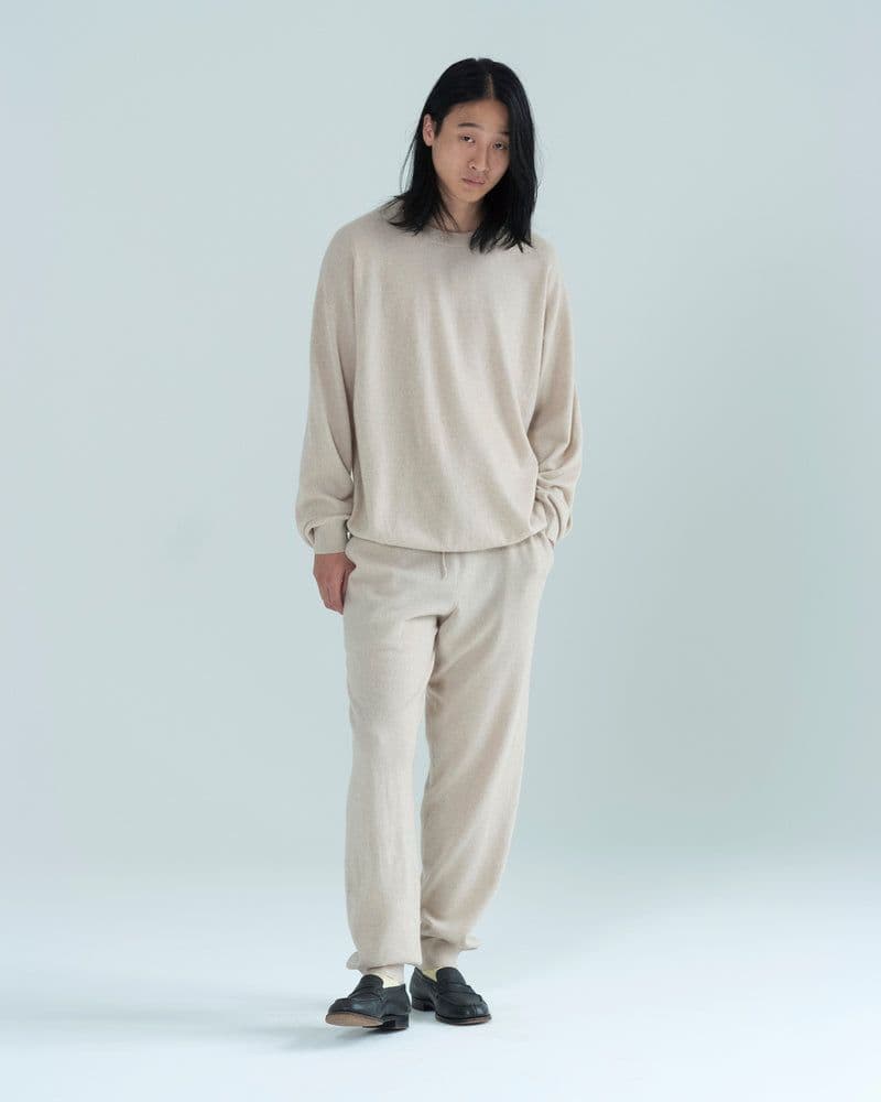 モンゴリアンカシミヤ セットアップ, Natural Beige
