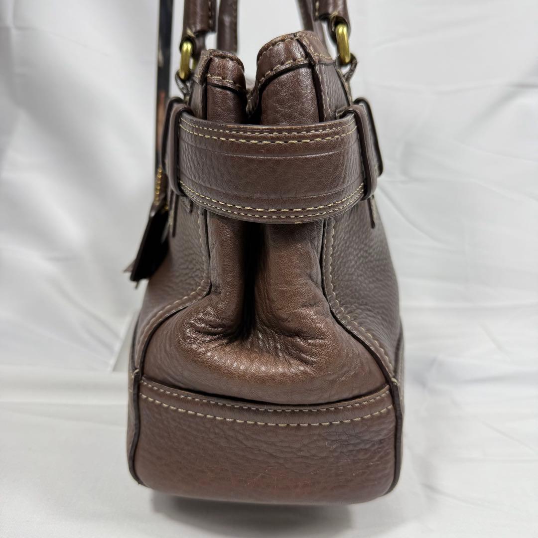 【美品】コーチ トートバッグ ブラウン レザー F10212 本革