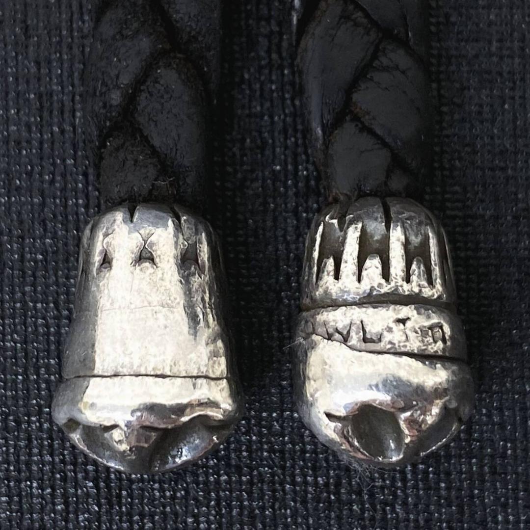 Bill Wall Leather シルバーリングボロチップ レザーキーホルダー