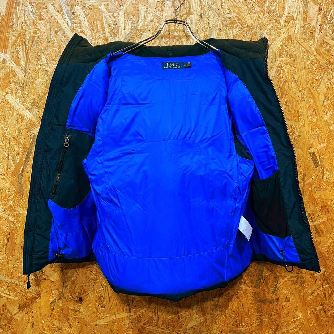 naruro ラルフローレン 刺繍ロゴ レアカラー ダウン ベスト