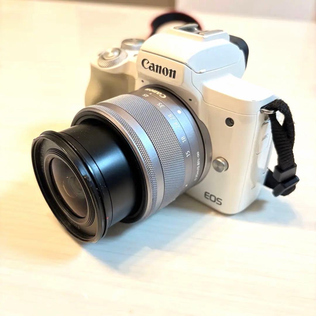 限定OFF【豪華一式】Canon EOS Kiss M レンズ3本＋アダプタ付