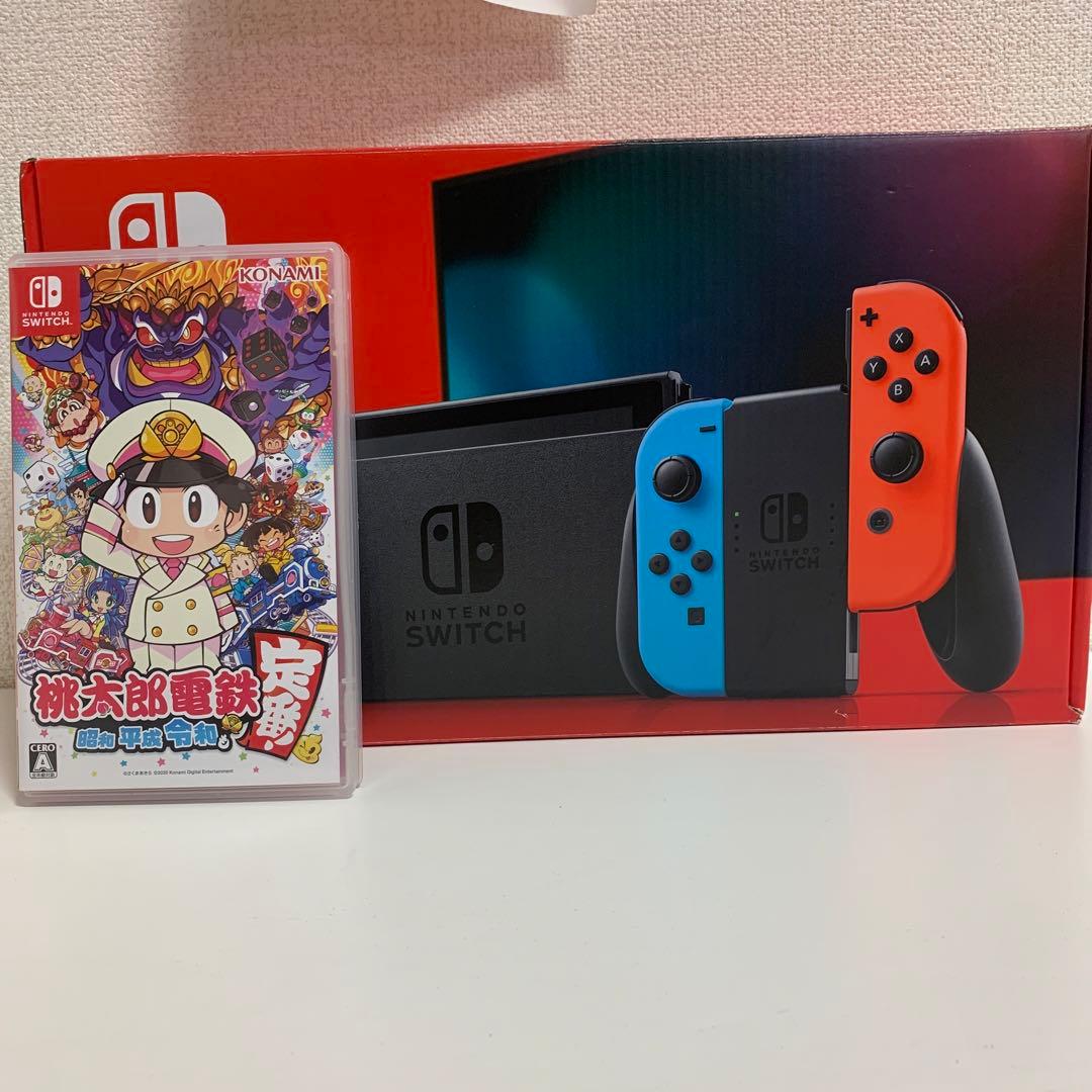 超美品✨　任天堂switch＋ソフト付…桃鉄　動作確認済み